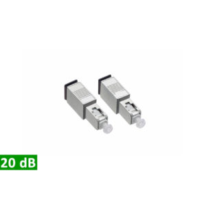 Аттенюатор оптический SC/UPC 20 дБ Male-Female