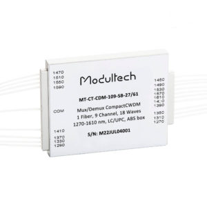 Мукс CompactCWDM, 9 каналов, 1270-1610 нм одноволоконный, Small box